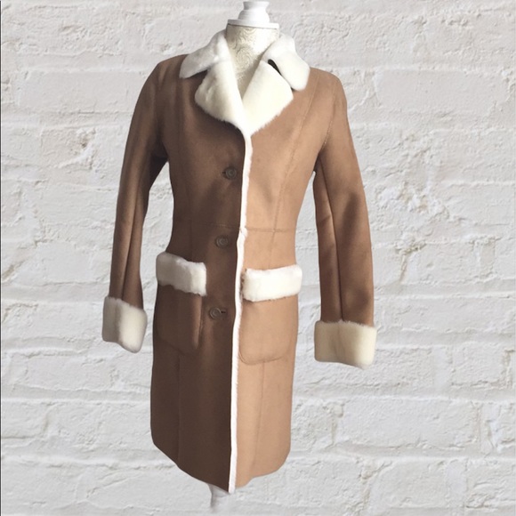 LOFT Jackets & Blazers - Ann Taylor Loft fur coat in size 2 Petite NWT!